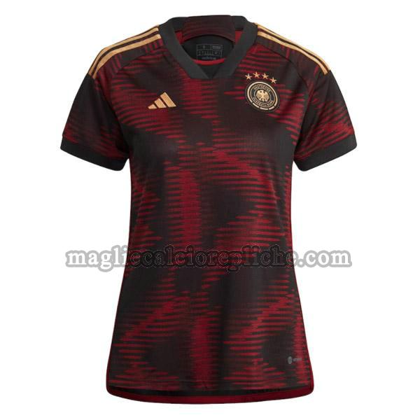 seconda maglie calcio donna germania 2022 rosso