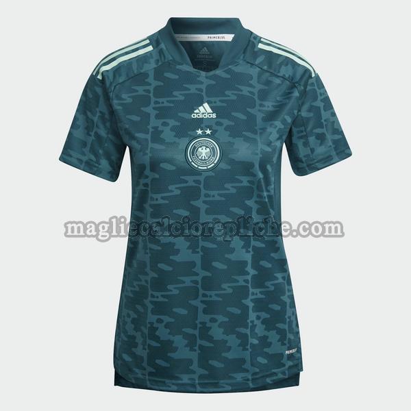 seconda maglie calcio donna germania euro 2022 verde