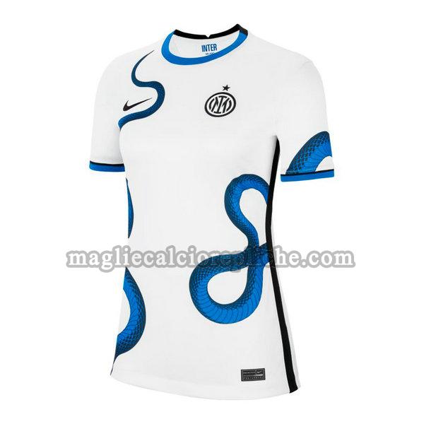 seconda maglie calcio donna inter 2021 2022 bianco