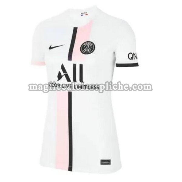 seconda maglie calcio donna psg 2021 2022 bianco