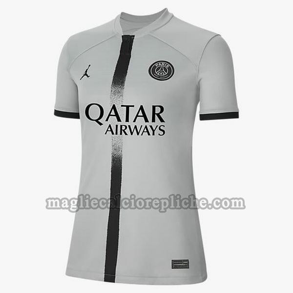 seconda maglie calcio donna psg 2022 2023 grigio