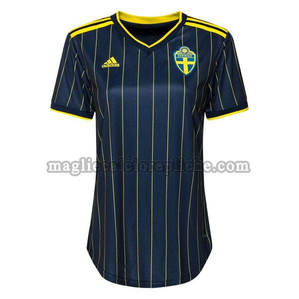 seconda maglie calcio donna svezia 2020 blu