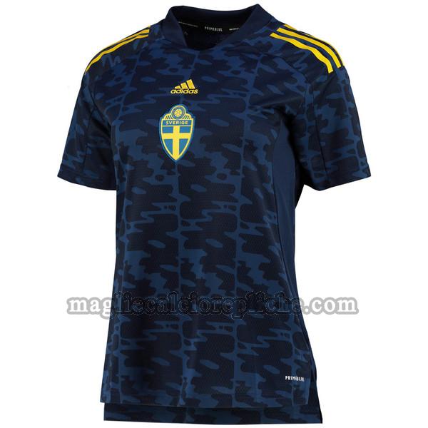 seconda maglie calcio donna svezia euro 2022 navy