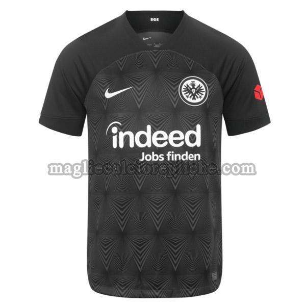 seconda maglie calcio eintracht francoforte 2022 2023 thailandia nero