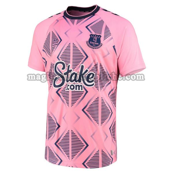 seconda maglie calcio everton 2022 2023 rosa