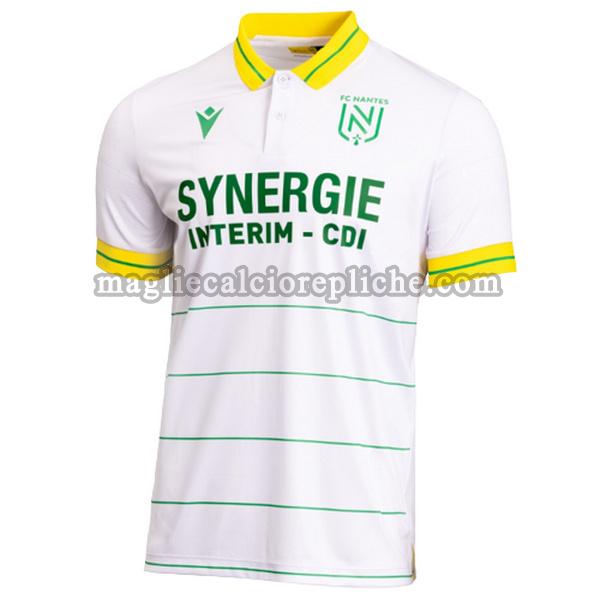 seconda maglie calcio fc nantes 2023 2024 thailandia bianco