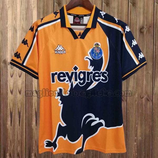 seconda maglie calcio fc porto 1997-1999 arancione