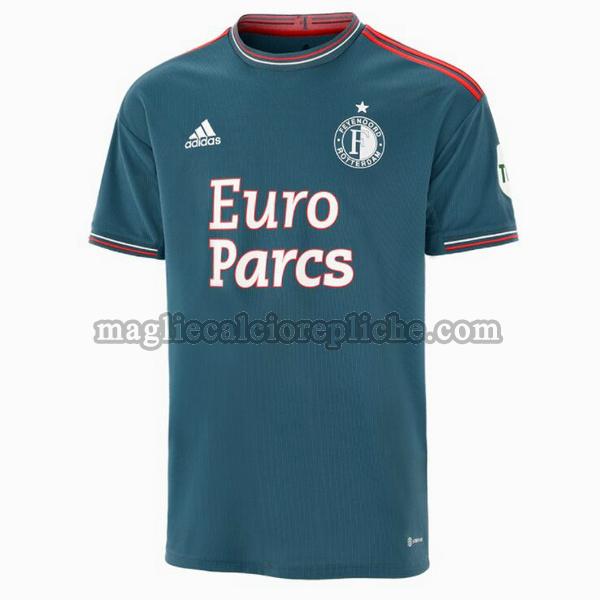 seconda maglie calcio feyenoord 2022 2023 blu