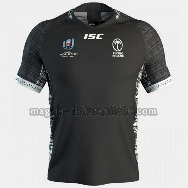 seconda maglie calcio fiji 2019 nero