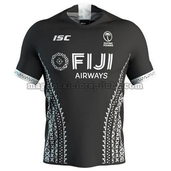 seconda maglie calcio fiji 2020-2021 nero