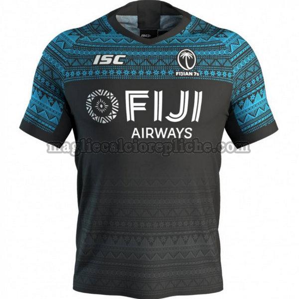 seconda maglie calcio fiji 2020 nero