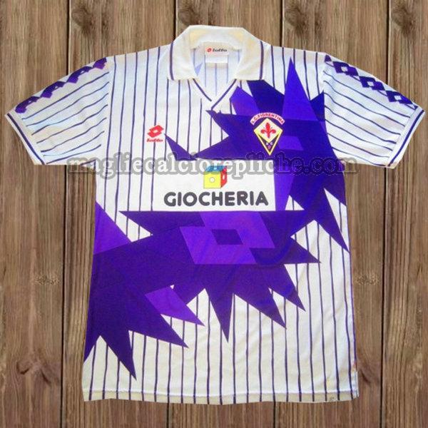 seconda maglie calcio fiorentina 1991-1992 bianco