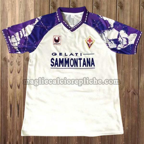 seconda maglie calcio fiorentina 1994-1995 bianco