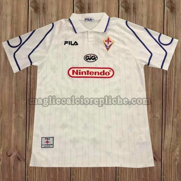 seconda maglie calcio fiorentina 1997-1998 bianco