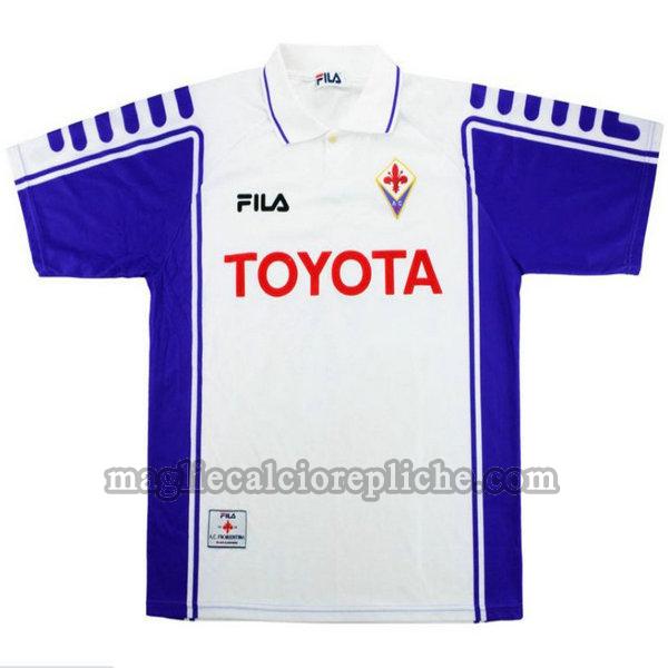 seconda maglie calcio fiorentina 1999-2000 bianco