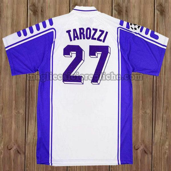 seconda maglie calcio fiorentina 1999-2000 tarozzi 27 bianco