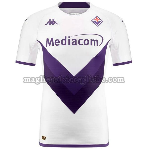 seconda maglie calcio fiorentina 2022 2023 bianco