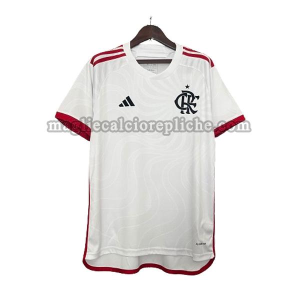 seconda maglie calcio flamengo 2024 2025 thailandia bianco