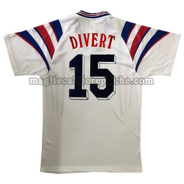 seconda maglie calcio francia 1996 divert 15 bianco