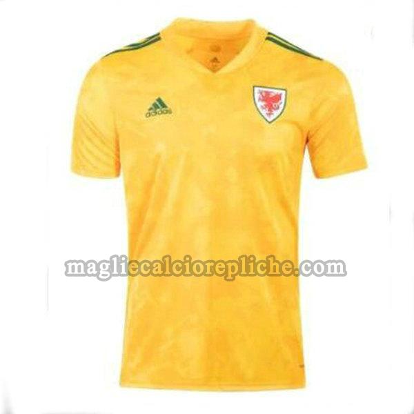 seconda maglie calcio galles 2021 2022 tailandia giallo