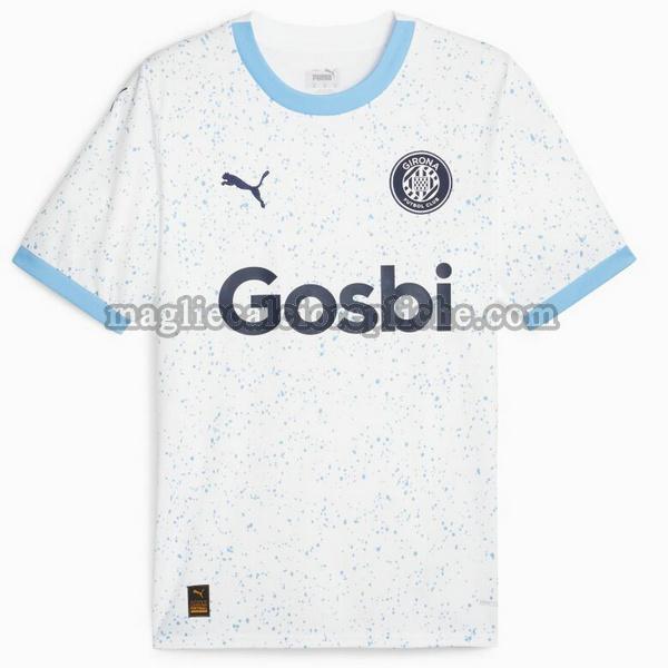 seconda maglie calcio girona fc 2023 2024 thailandia bianco