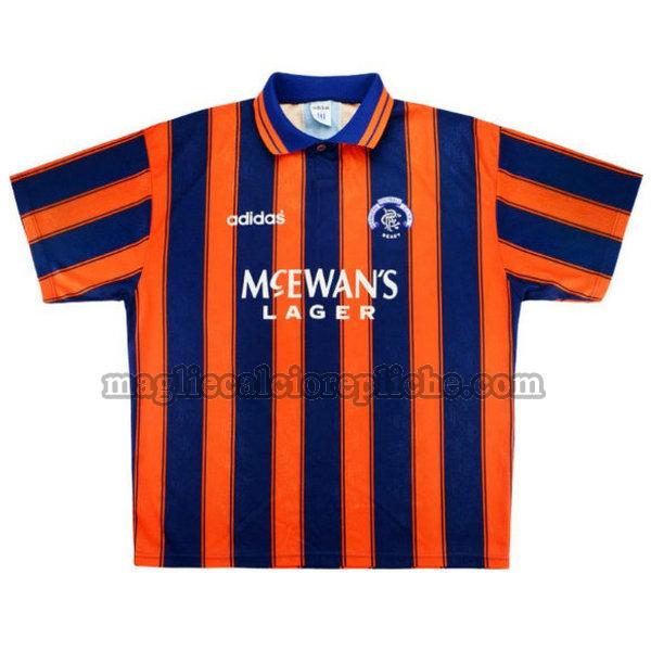 seconda maglie calcio glasgow rangers 1993-1994 arancione