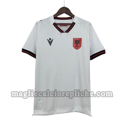 seconda maglie calcio hombre albania 2025 bianco