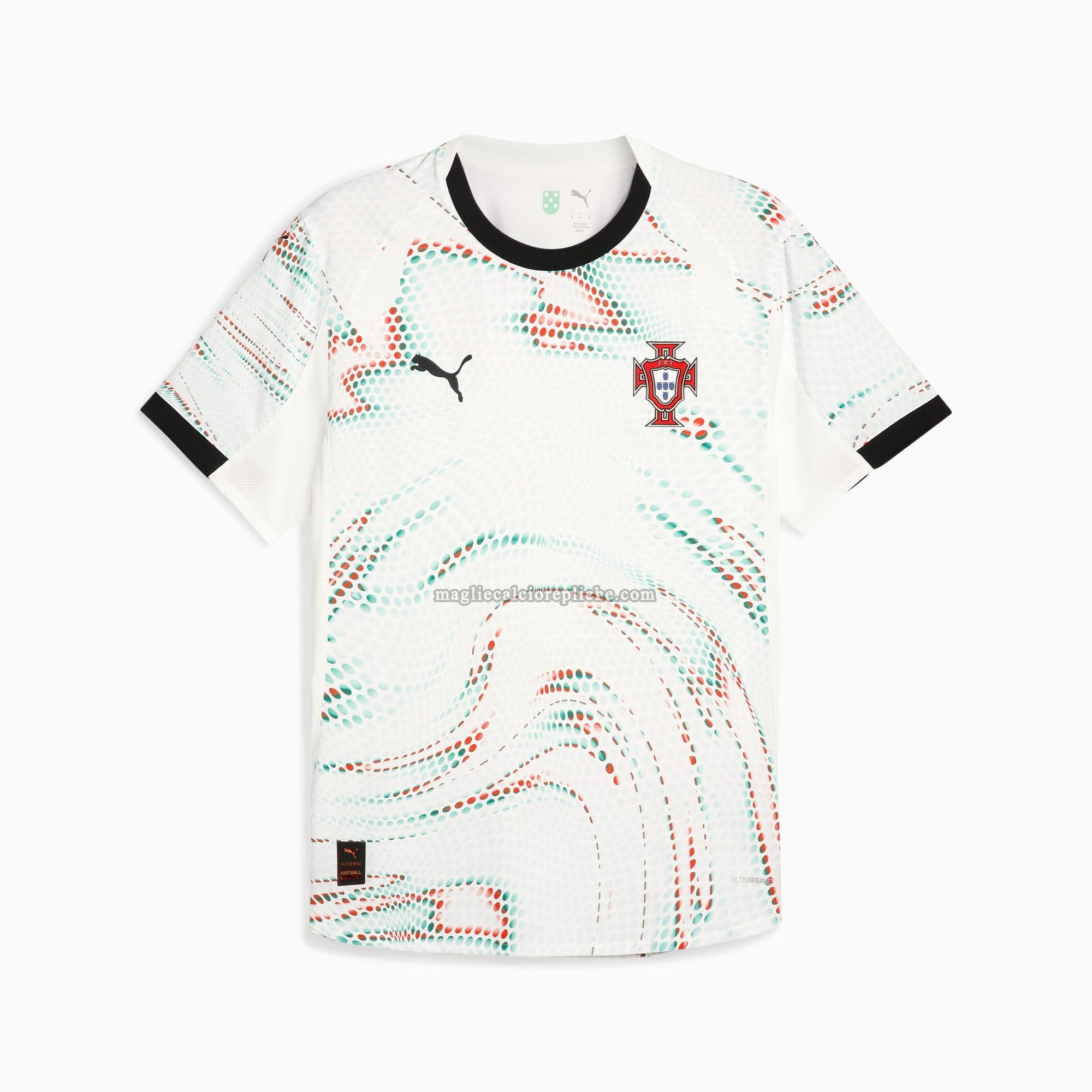 seconda maglie calcio hombre portogallo 2025 bianco