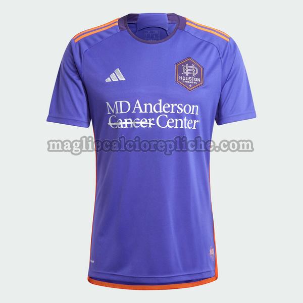 seconda maglie calcio houston dynamo 2024 2025 thailandia purple