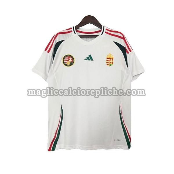 seconda maglie calcio hungria 2024 thailandia bianco