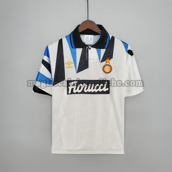 seconda maglie calcio inter 1992 1993 bianco