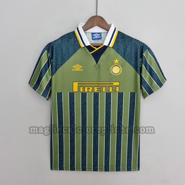 seconda maglie calcio inter 1995 1996 verde
