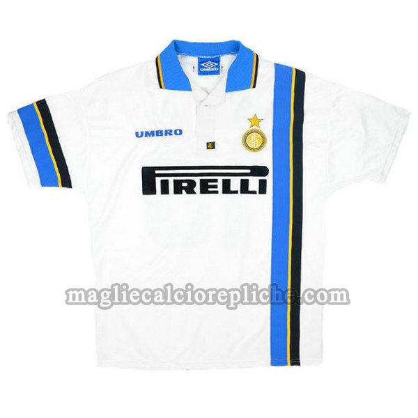 seconda maglie calcio inter 1997-1998 bianco