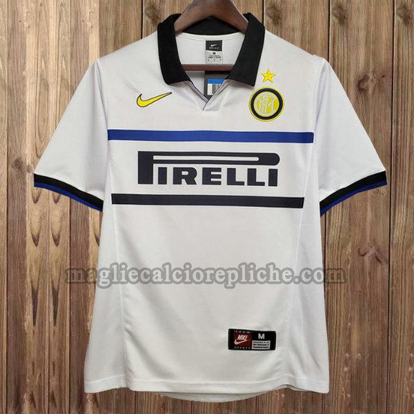 seconda maglie calcio inter 1998-99 bianco