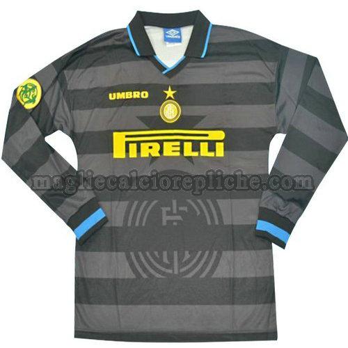 seconda maglie calcio inter 2010-2011 manica lunga