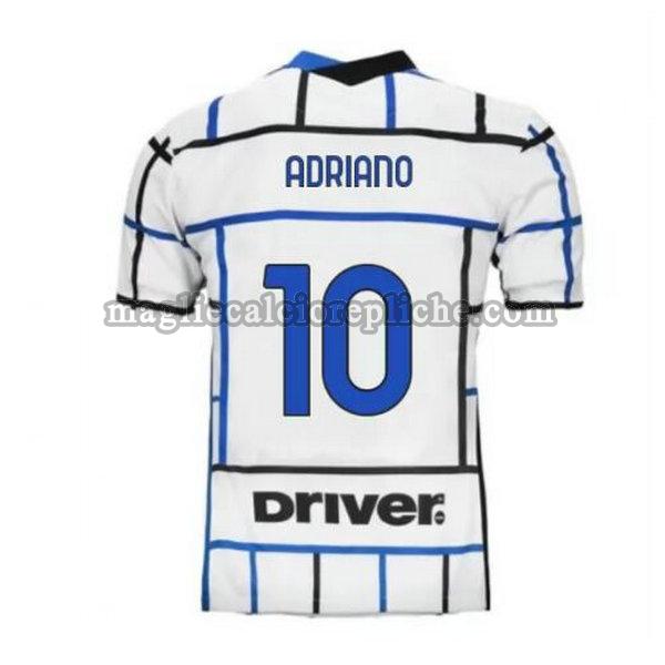 seconda maglie calcio inter 2020-2021 adriano 10