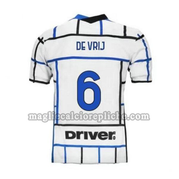 seconda maglie calcio inter 2020-2021 de vrij 6