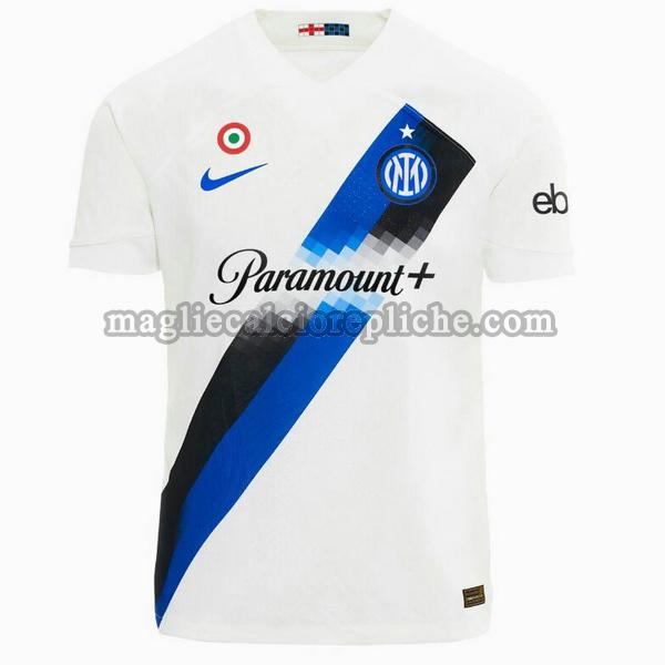 seconda maglie calcio inter 2023 2024 thailandia bianco