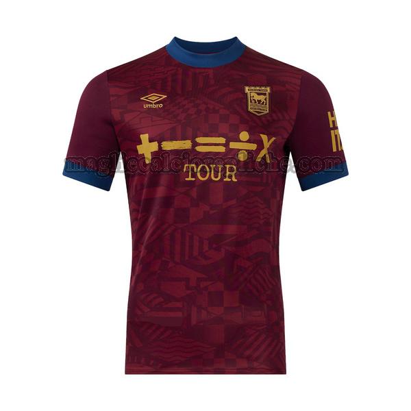 seconda maglie calcio ipswich town 2024 2025 rosso