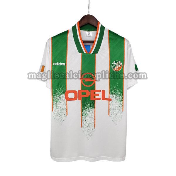 seconda maglie calcio irlanda 1994 bianco verde