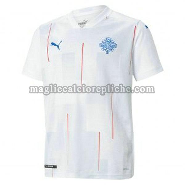 seconda maglie calcio islanda 2021 2022 tailandia bianca