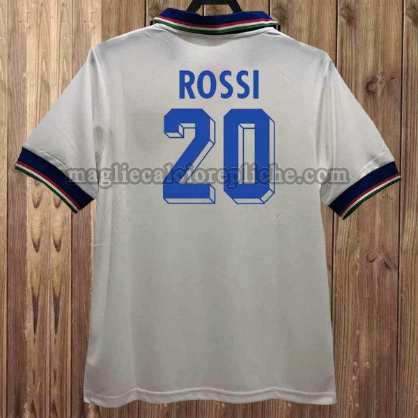 seconda maglie calcio italia 1982 rossi 20 bianco