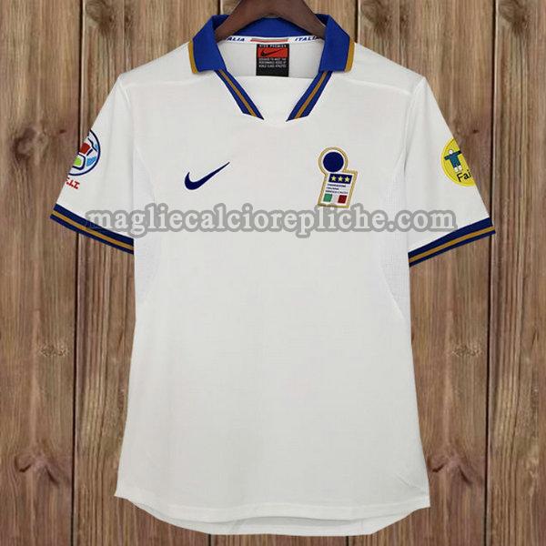 seconda maglie calcio italia 1996 bianco