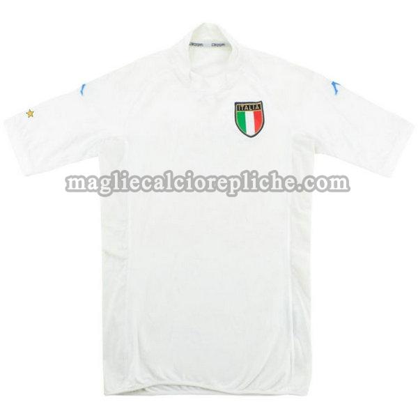 seconda maglie calcio italia 2002 bianco