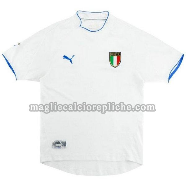 seconda maglie calcio italia 2003 bianco