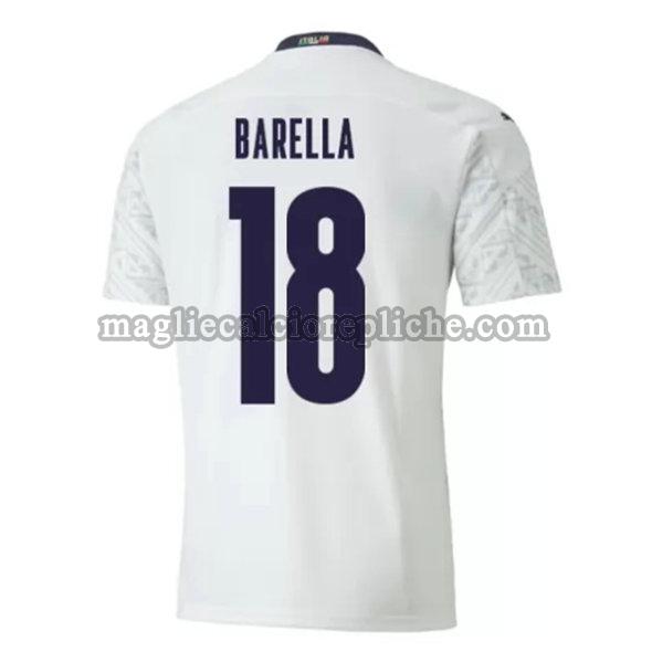 seconda maglie calcio italia 2020 barella 18