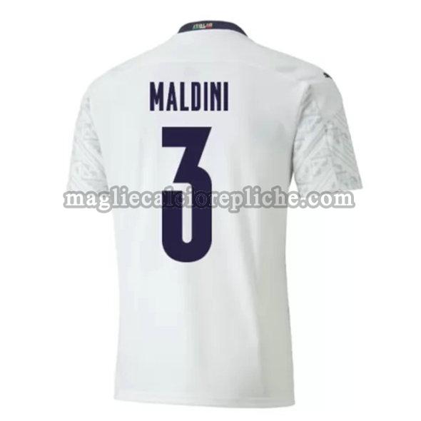 seconda maglie calcio italia 2020 maldini 3