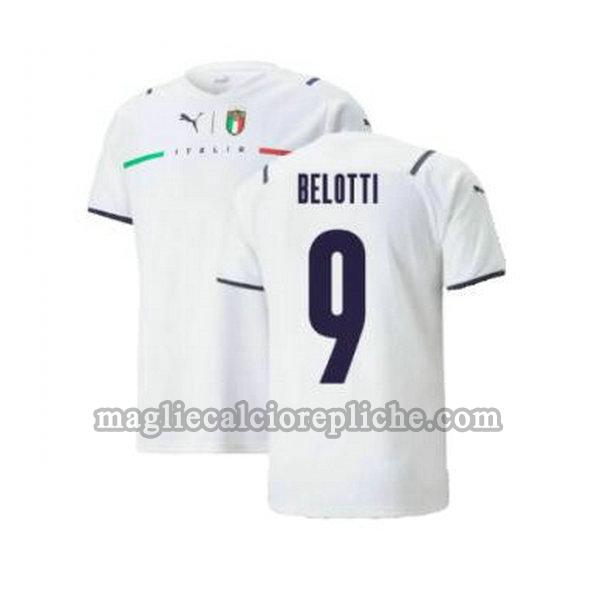 seconda maglie calcio italia 2021 2022 belotti 9 bianco