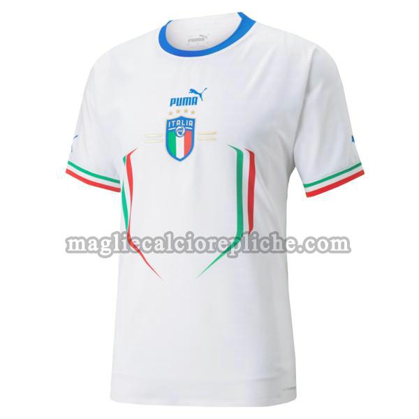 seconda maglie calcio italia 2022 thailandia bianco