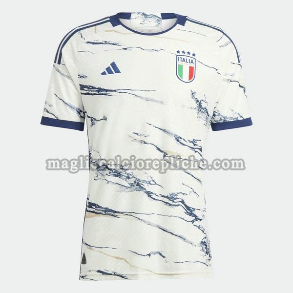 seconda maglie calcio italia 2023 thailandia bianco